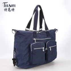 Sac à main en nylon imperméable pour femmes, sacs à double lancement, sacs de créateurs, sac à main pour femme, haute qualité, notification a main, nouveau, 2021