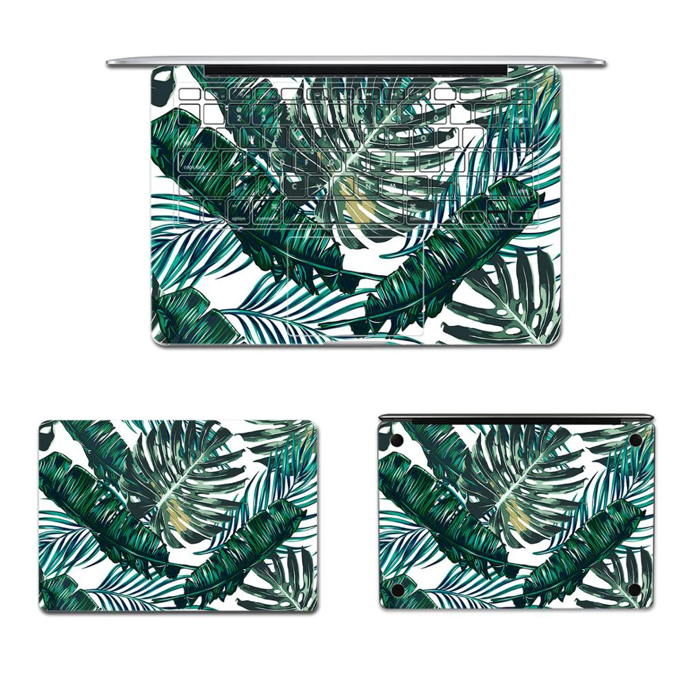 Leafy plants Texture Laptop Sticker For Macbook Pro Air 11 13 15 Retina Full body Skin Cover Protector Sticker Protector Skin