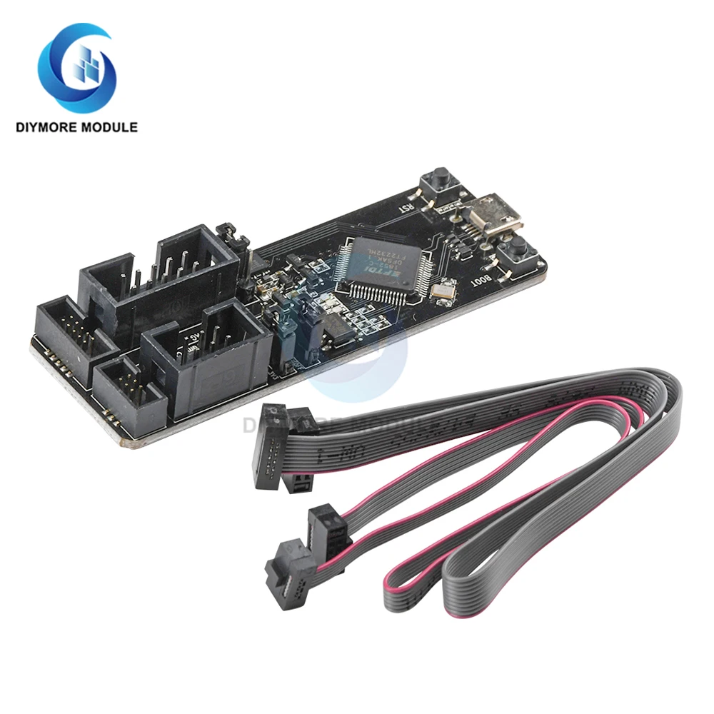 ESP-Prog Development Board Debugger Programmer Downloader Micro USB 5V Output with JTAG Cable for Arduino ESP32