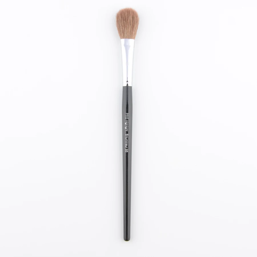 1 piece Pro highlight #98 highlighter Makeup brushes Eyeshadow blending Make up brush goat Hair wood handle