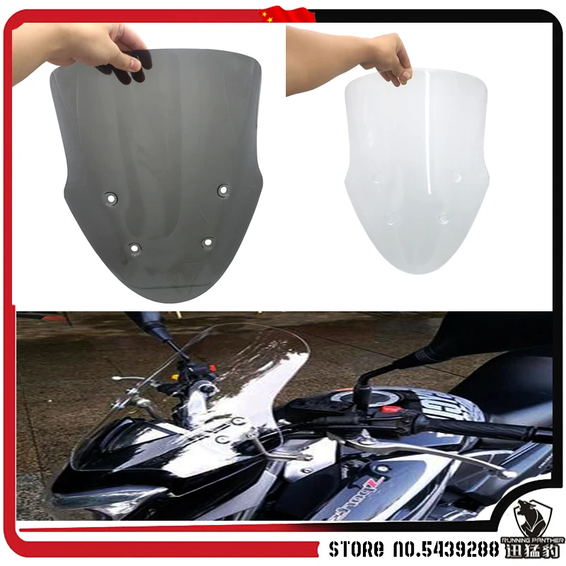 High qulity Motorcycle Windshield Windscreen Accessories For Suzuki DL650 DL 650  Double Bubble Acrylic Smoke Black