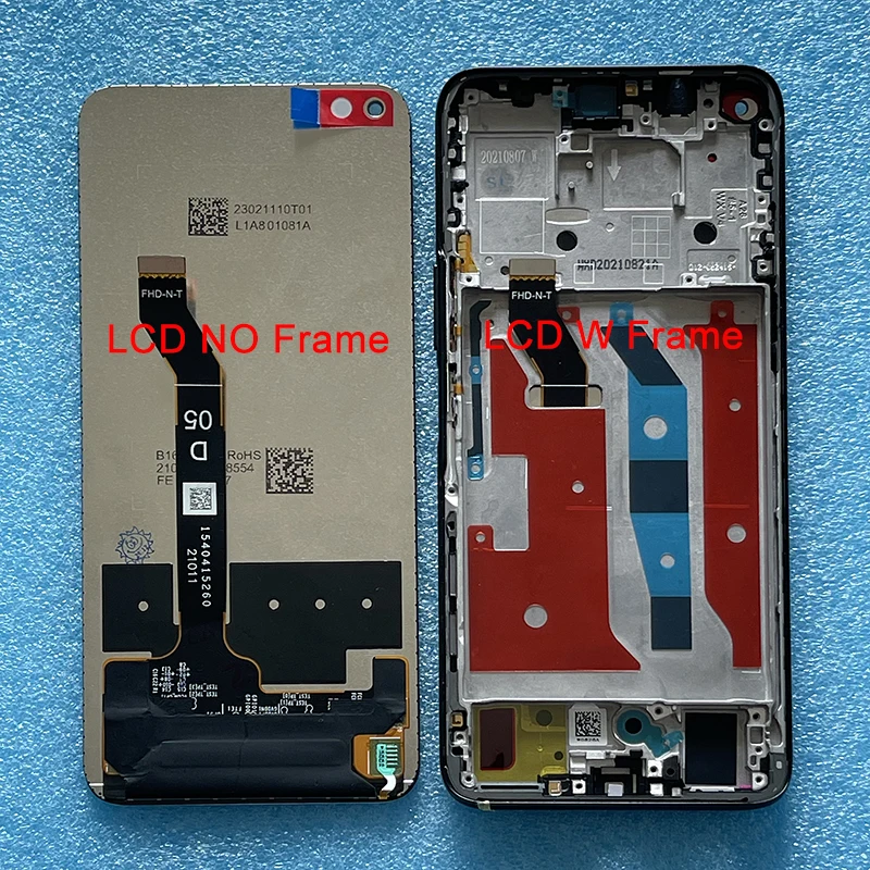 

6.67" Original For Huawei Honor 50 Lite NTN-LX1 LCD Display Screen Frame Touch Panel Digitizer For Honor 50Lite NTN-L22L Display