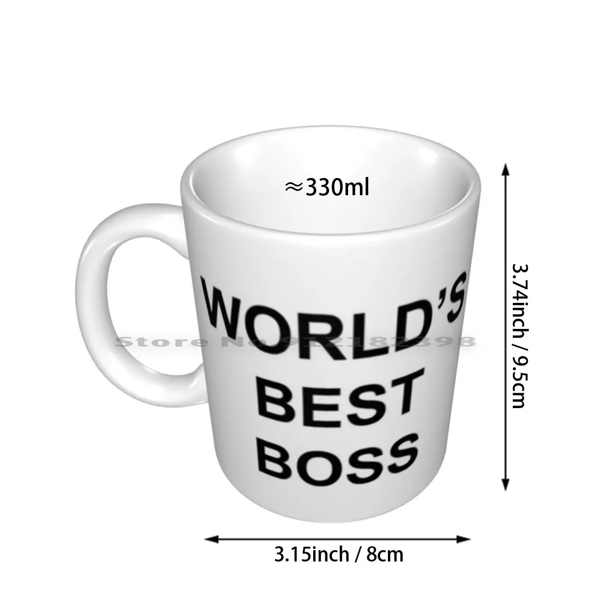 World's Best Ceramic Mugs Coffee Cups Milk Tea Mug Worlds Best The Office Coffee Michael Micheal Dunder Mifflin Funny Creative