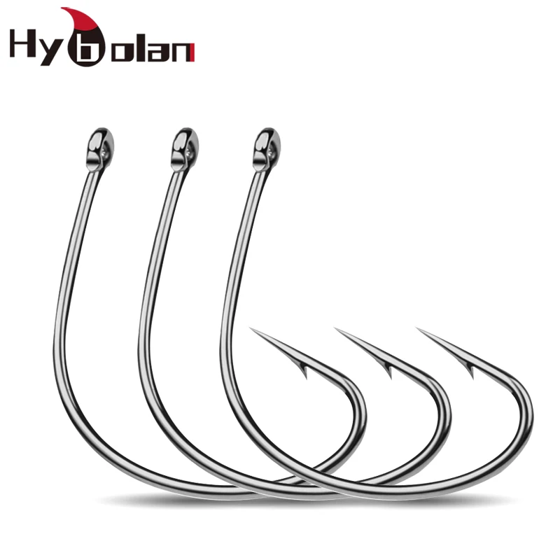 20pcs High Carbon Fishing Hook Fish Jig Hook Japan Barbed Carp Hook Fishing Circle Hooks Fly Fishing Tackle accessories tool