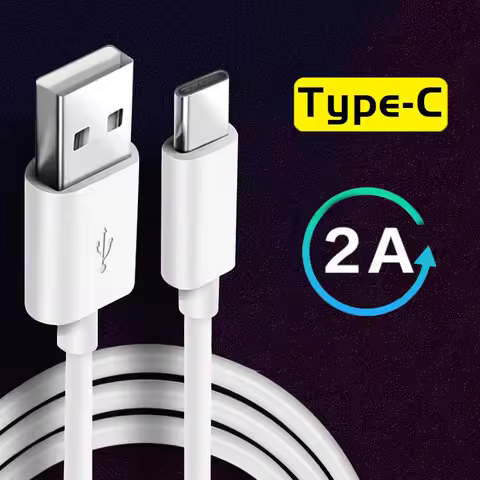 2A USB Type-C Charging Cable For Samsung A32 A52 A72 A12 A22 M32 M21 M31S 5G A31 A41 A51 A71 USB Charger Phone Cable Data Wire