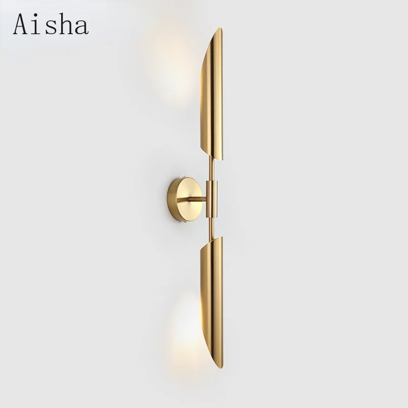 

Creative Aisle Wall Lamp Background Wall Lights Post-modern Nordic Living Room Bedroom Bedside Light Fixtures Home Decor