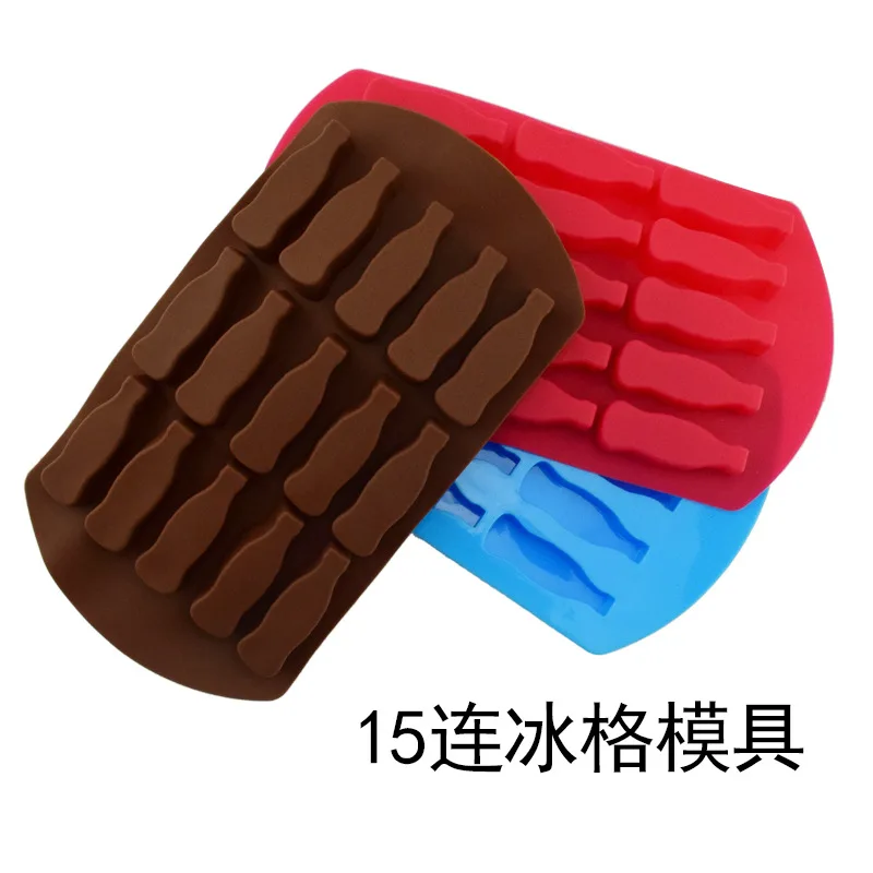 

15 Grid Cola Bottle Chocolate Silicone Mold Cake Baking Handmade Candy Ice Mould DIY Silicone Molds Molds Silicone