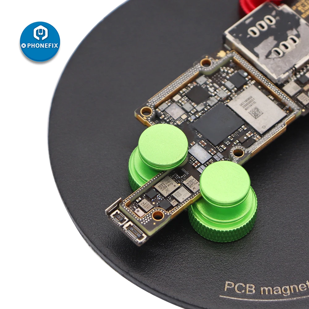 PCB Từ Tính Gắn Với 4 Từ Chân Bo Mạch Chủ Sửa Chữa Mạch Kính Hiển Vi Hàn Nền Tảng PCB Giá Đỡ Jig Đèn