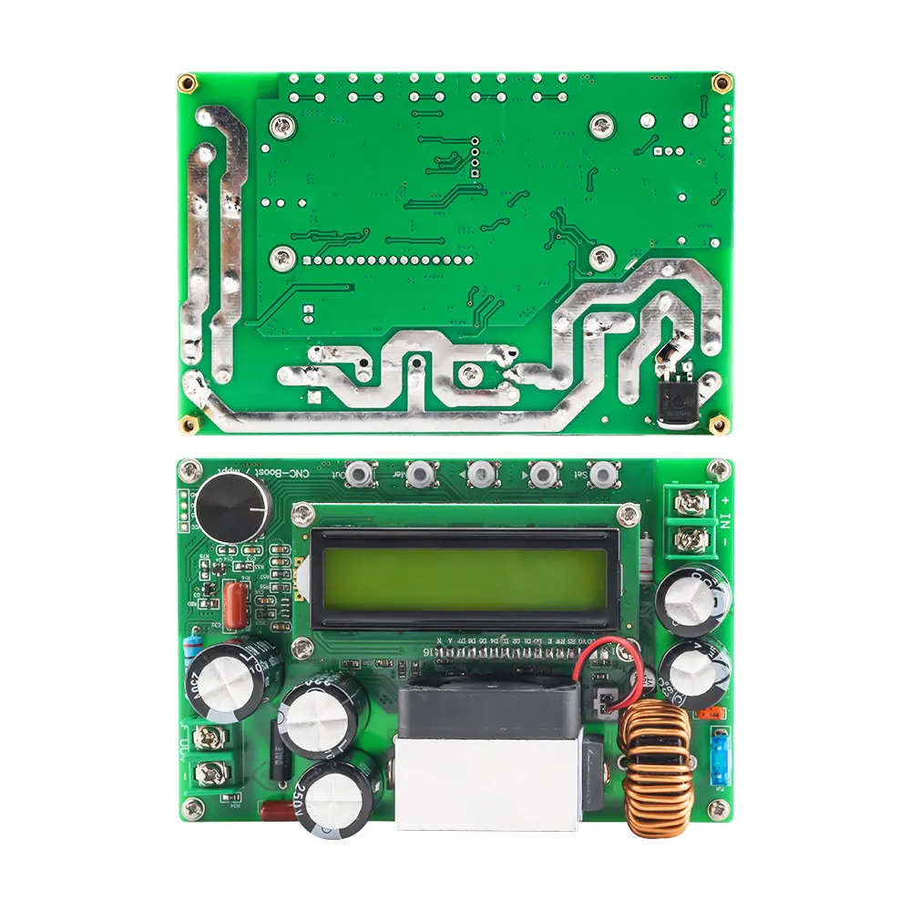 800W DPX800S Booster Converter Step UP Power Supply Module DC-DC NC CV CC Step Up Converter Board 12V-120V 0-15A Adjustable MPPT