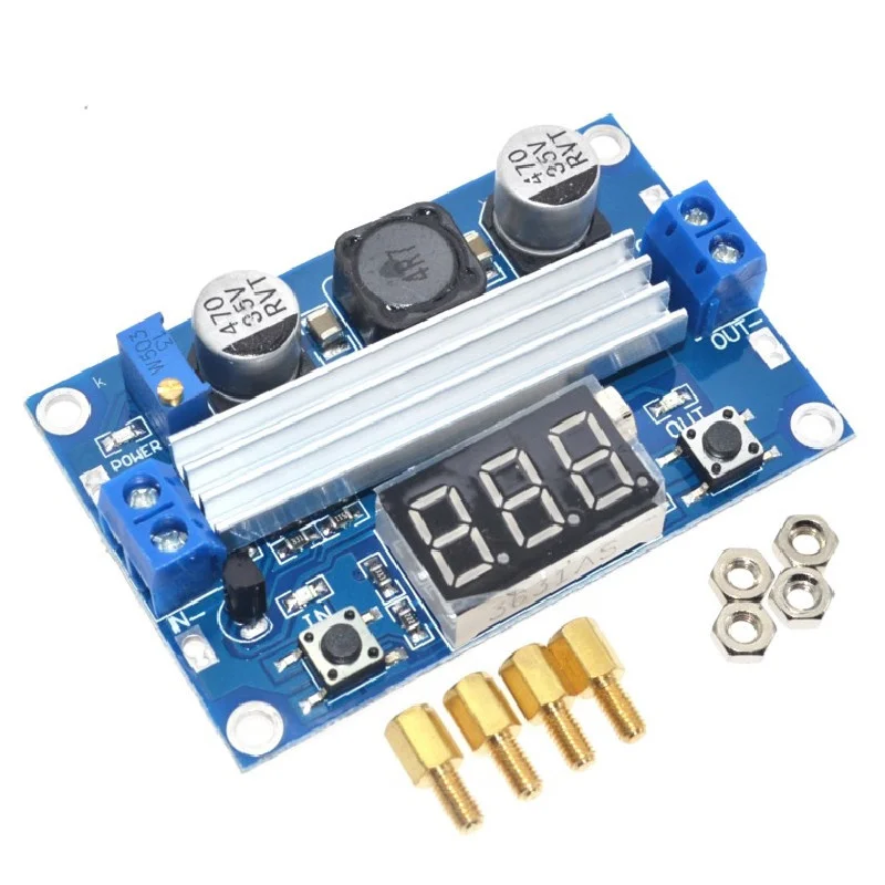 LTC1871 Dc Step Up Booster Converter 3-35VDC Tot 3.5-35VDC + Led Voltmeter DC-DC Step Up Module Voeding voltage Regulator