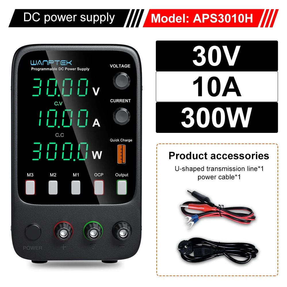WPS3010H 30V 10A Programmable DC Power Supply
