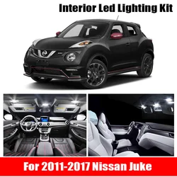 8Pcs Bianco Canbus led Per Auto luci interne Cornici E Articoli Da Esposizione Kit per 2011 2012 2013 2014 2015 2016 2017 Nissan Juke luci a led per interni