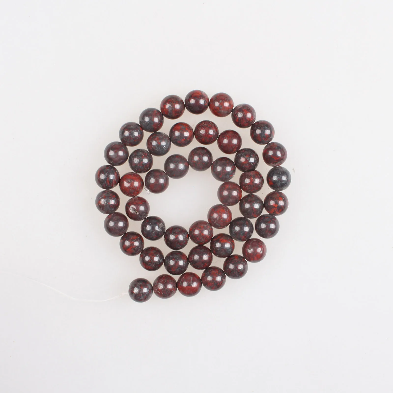 Natural Stone Beads Red Brecciated Jasper Stone Beads Round Loose Beads 4 6 8 10 12mm Beads For Diy Jewelry Making