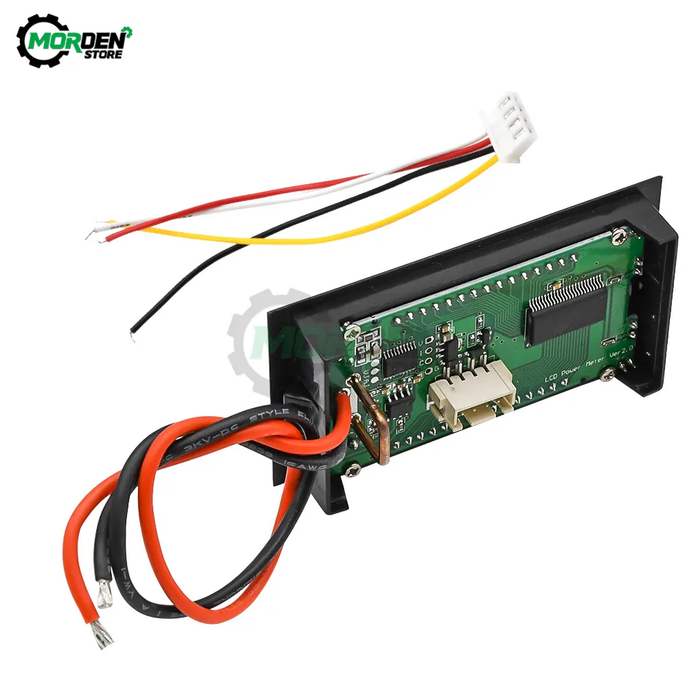 LCD 4-Digits High-Precision Voltage Current Power Meter Digital DC 0-200V 10A Voltmeter Ammeter Volt Testers Dropship