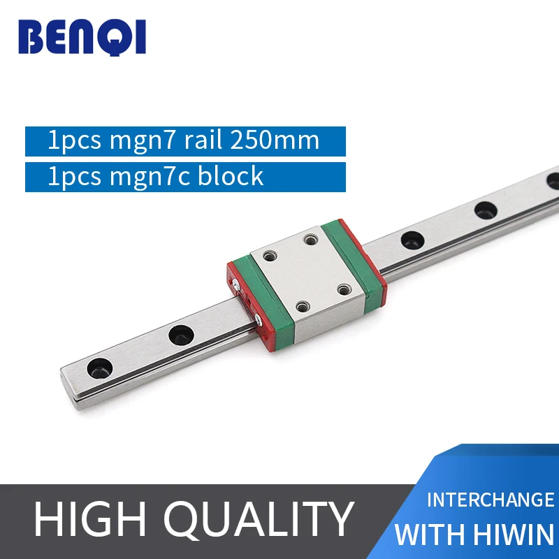 

cnc linear guide rail MGN7 L250mm+ MGN7C carriage with a low price