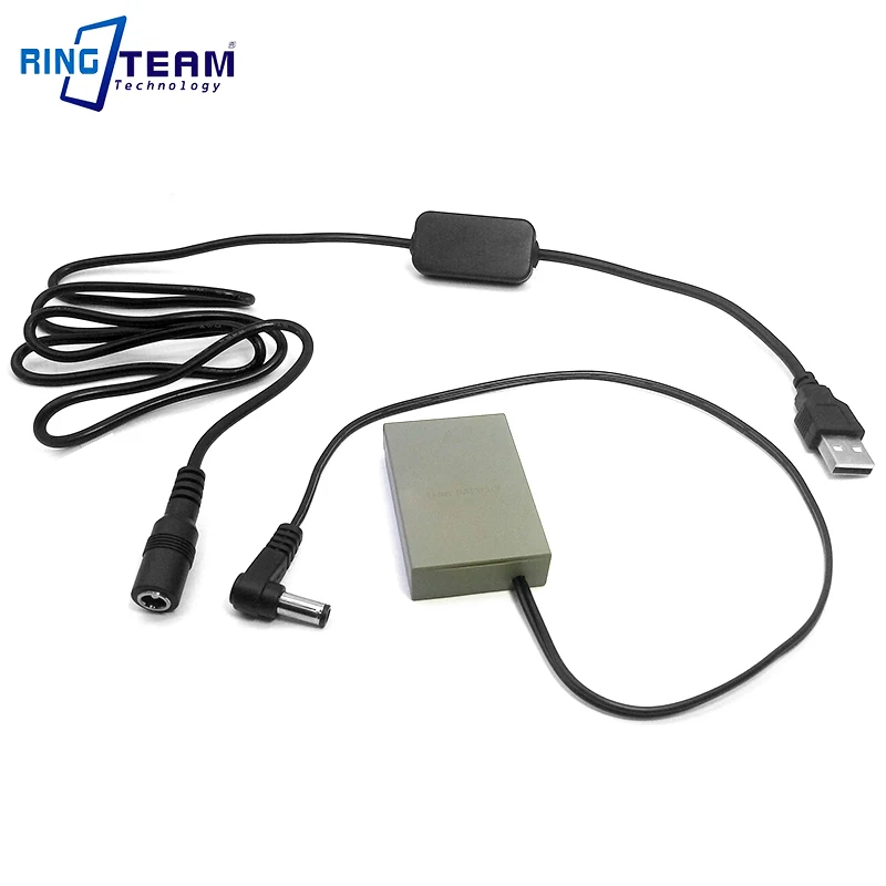 BLS-5 PS-BLS5 Battery DC Coupler + USB Cable for Olympus PEN E-PL2 E-PL5 E-PM2 Stylus 1 1s OM-D E-M10 E-M10 Mark II III