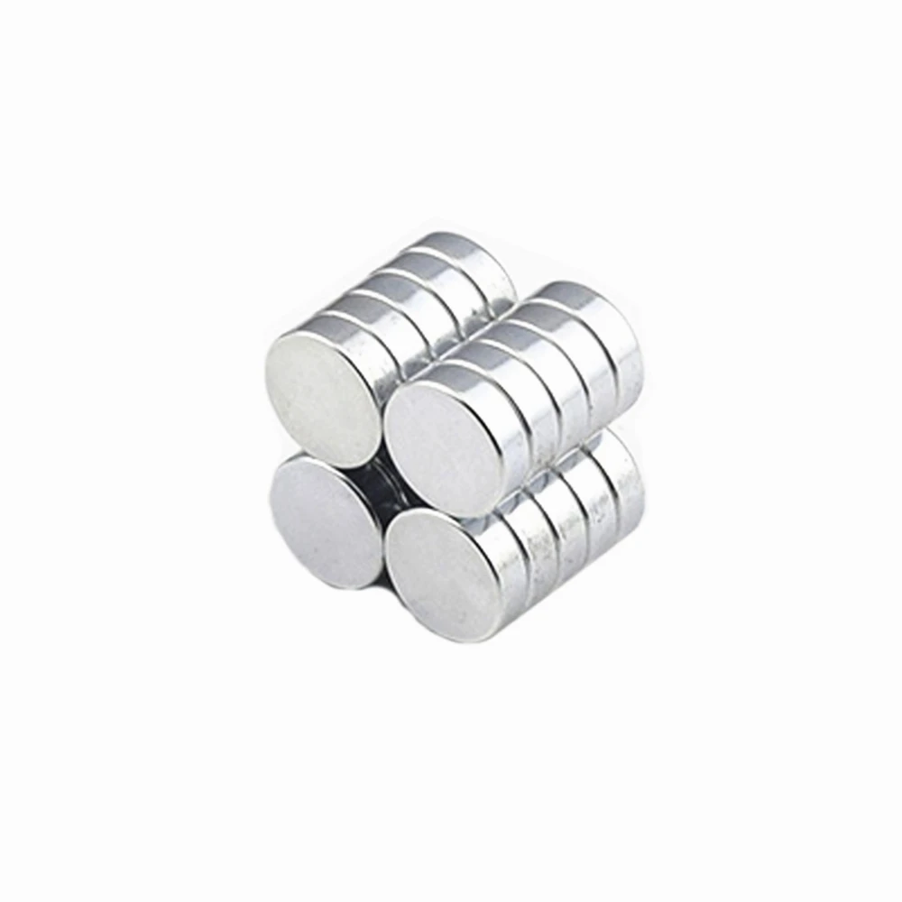 Cakram Dia12x3mm N50 Magnet Neodymium Kuat Permanen Bumi Jarang Magnet NdFeB Massal Magnet Neodymium Berlapis Nikel Bulat