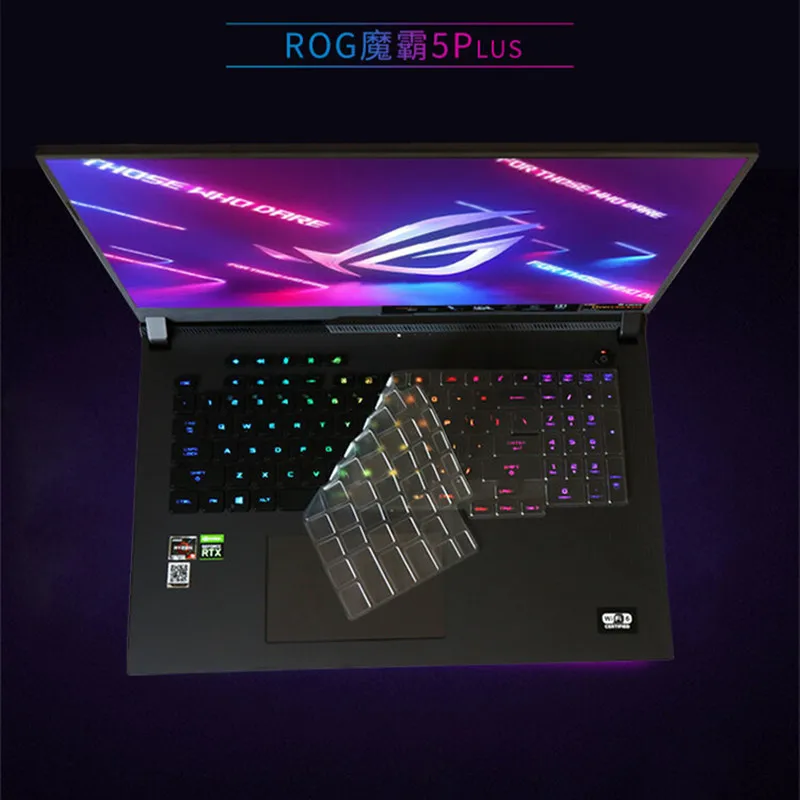 

TPU Laptop Keyboard Cover For Asus ROG Strix G17 G713 G713QR G713Q G713 QR QM 17.3 inch Clear Gaming Protector Skin 2021