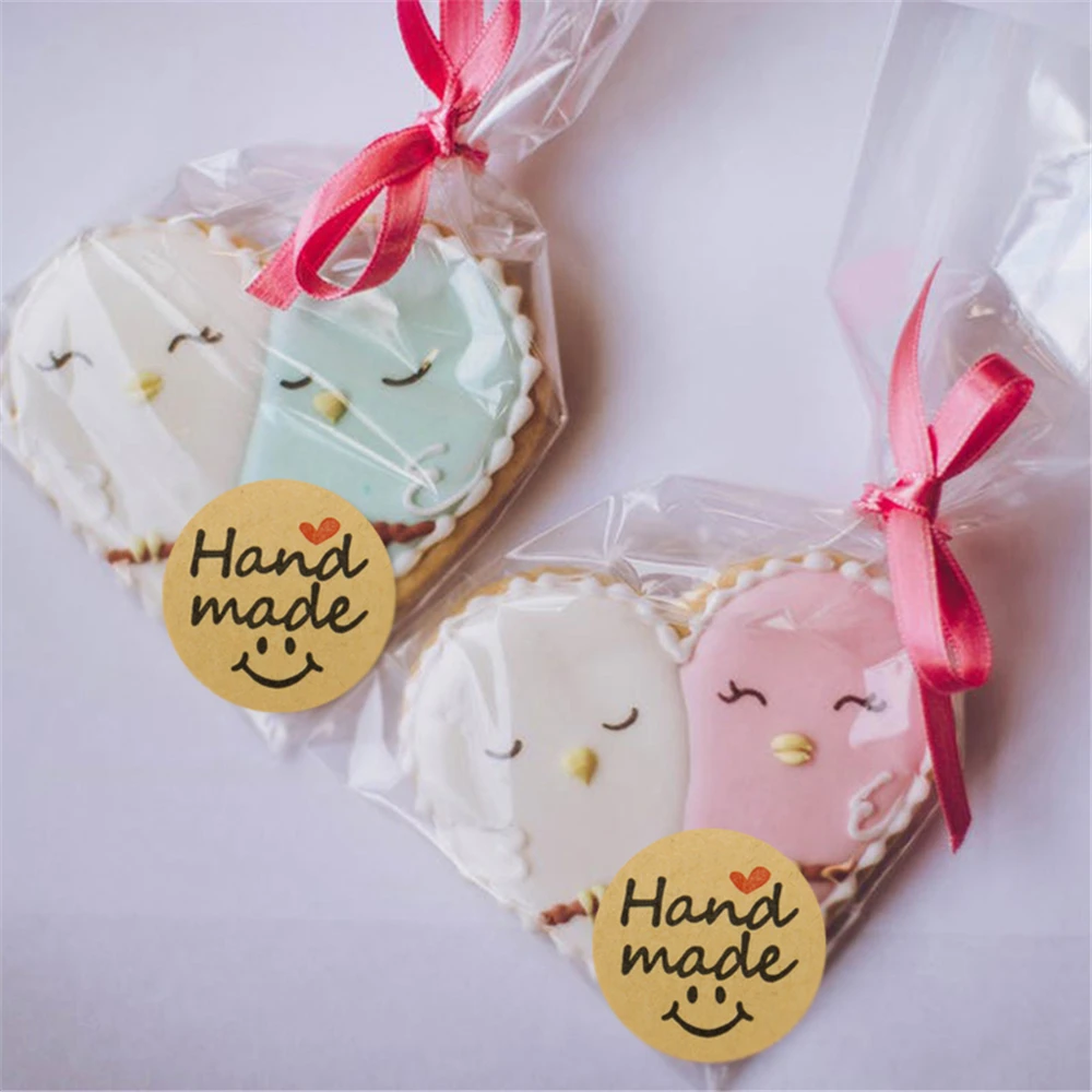 الجولة اليدوية مع الحب ملصقات ورق ذاتي اللصق ورقة ملصق الخبز الديكور التسمية مهرجان حفلة هدية الديكور التسمية