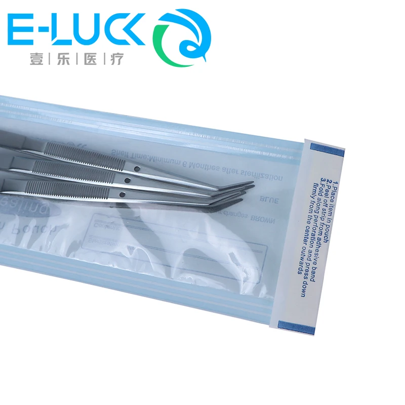 

Disposable Sterilization Pouch Bags 200Pcs/box Dentistry Medical Puncture self-sealing Dental Instrument 90*260mm