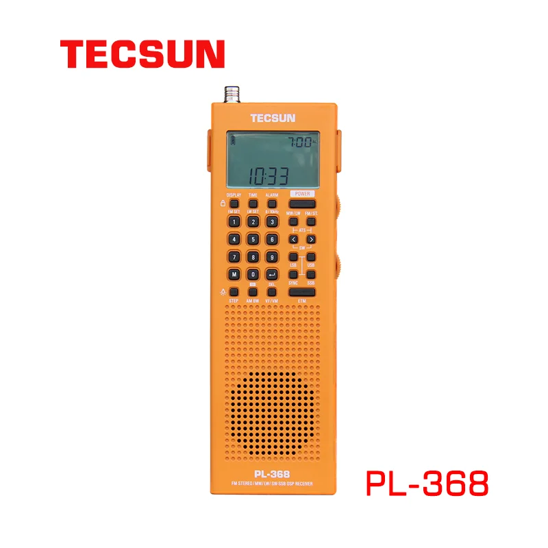 

Original TECSUN PL-368 Portable DSP E FM-Stereo MW SW SSB World Band Stereo Radio PL368 Full Band 64-108MHZ