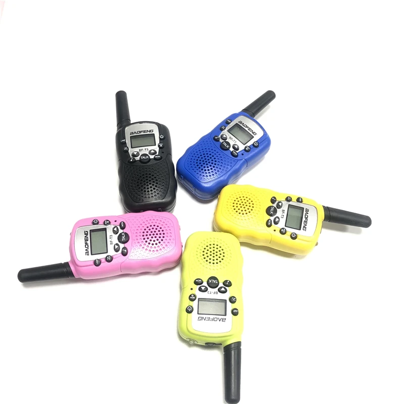 2pcs/lot Baofeng T3 Children Mini PMR FRS Walkie Talkie Kids Radio Toy Woki Toki BF-T3 For Kid Gift BF T3 Portable radios