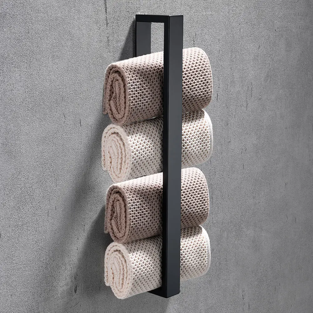 Toallero de acero inoxidable para baño, soporte autoadhesivo para paño de baño, suministros de cocina para el hogar, 40cm