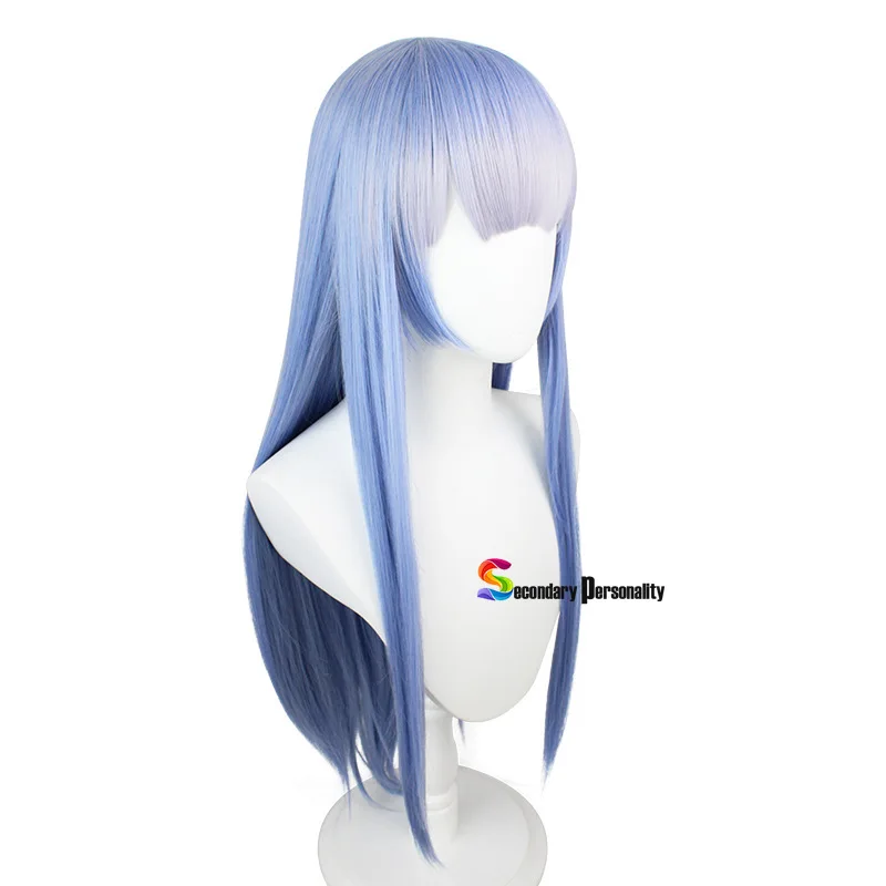 Anime Re:Life In A Different World From Zero Ram Rem peluca larga azul Rosa Cosplay disfraz Prop 80CM
