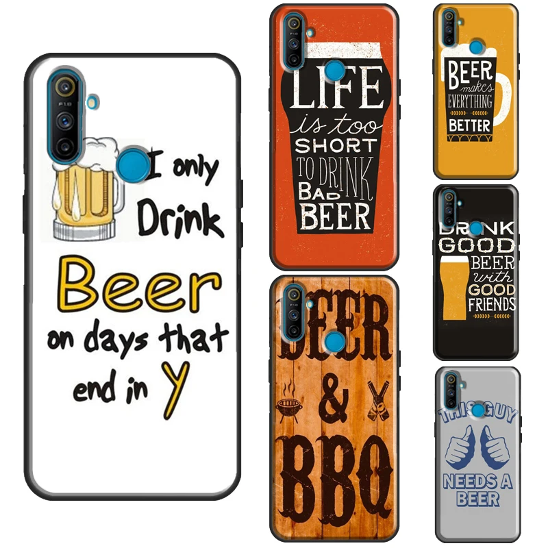 BEER HUMOUR QUOTES JOKES Case For OnePlus 10 Pro 9 8T Nord2 9R Cover For Realme GT Neo 2 GT Master C21 8i 9i 8 Pro