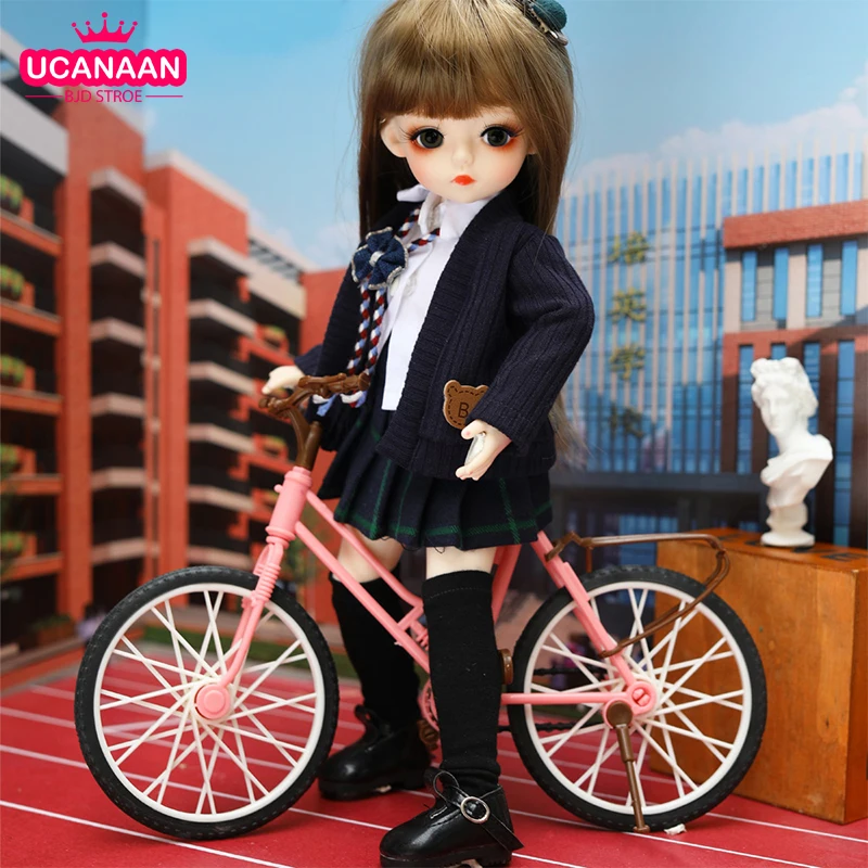 UCanaan 1/6 BJD Doll 30CM Dolls For Girls 18 Ball Jointed Doll With Clothes Makeup Best Gifts For Girl Handmade Beauty Toys