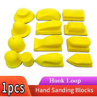 All Sizes Hook&Loop Hand Sanding Block Back-up Sanding Pads for Sandpaper Sanding Discs Holder for Woodworking Manual Polishing