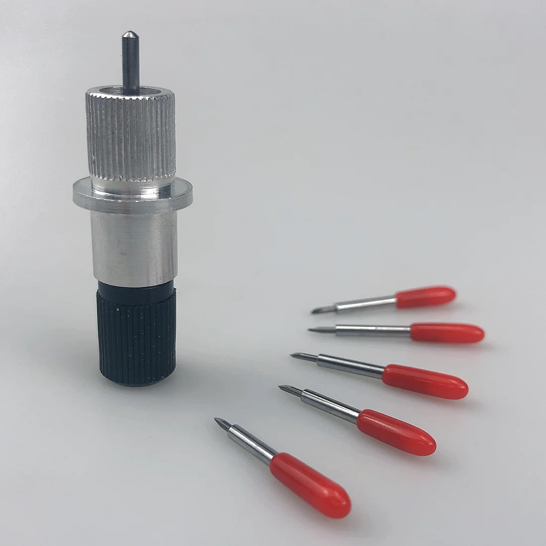 

45 Degree Replacement Knife Premium Fine Point Cutting Blade Plotter Cutter for Roland + 1pc Holder Engraving Machine Hand Tool