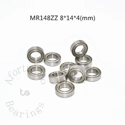 MR148ZZ 8*14*4(mm) 10PCS Metal Sealed Miniature chrome Steel Bearings
