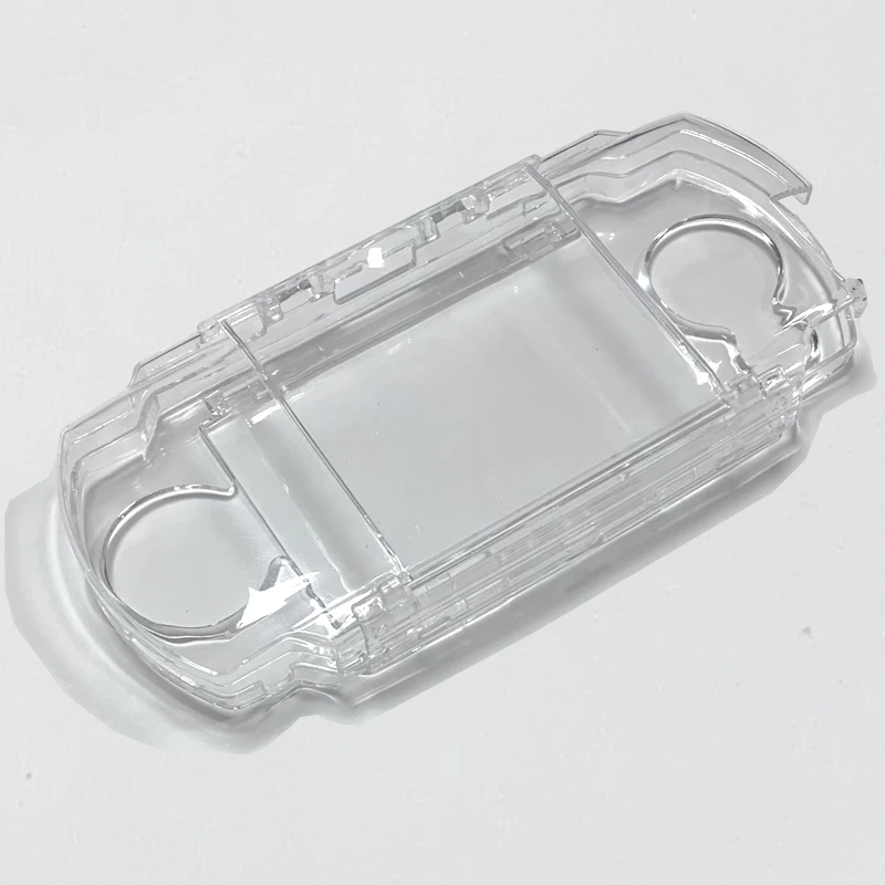 เคสฝาแข็งคริสตัลใสป้องกันการกระแทกแม่พิมพ์กล่องพกพาสำหรับ PSP1000