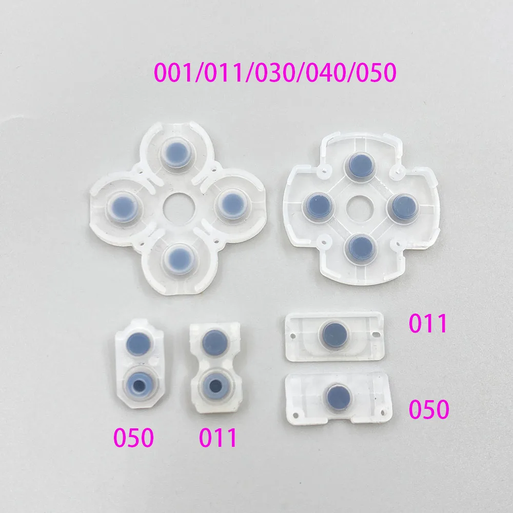 Silicon Rubber Mat Pads for Playstation 4/PS4 Controller JDM-050-055 030 040 001 011 ABXY D Pad Power L2 R2 Button