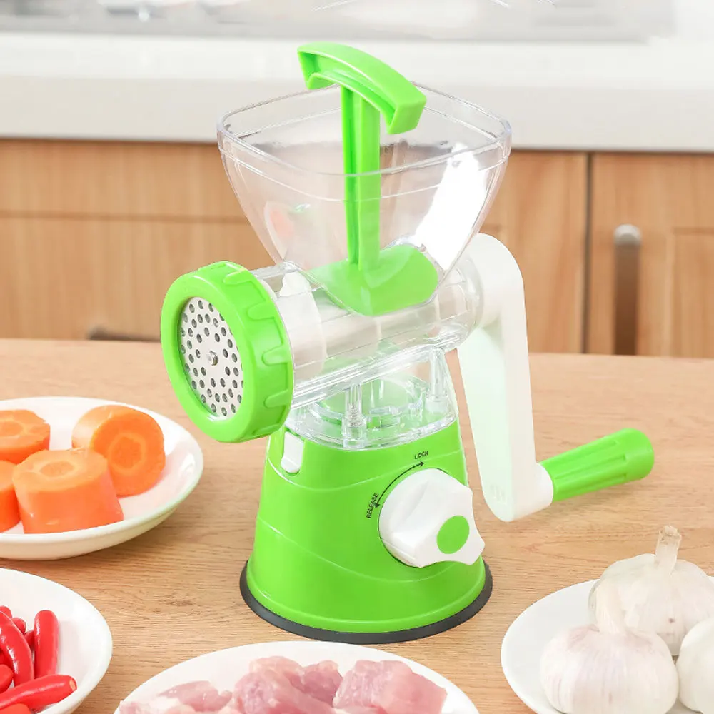 Meat Grinder Manual Processors Food Mincer Kitchen Machine Sausage Maker Stuffer Vegetable Chopper Blender Household  Enema Tool