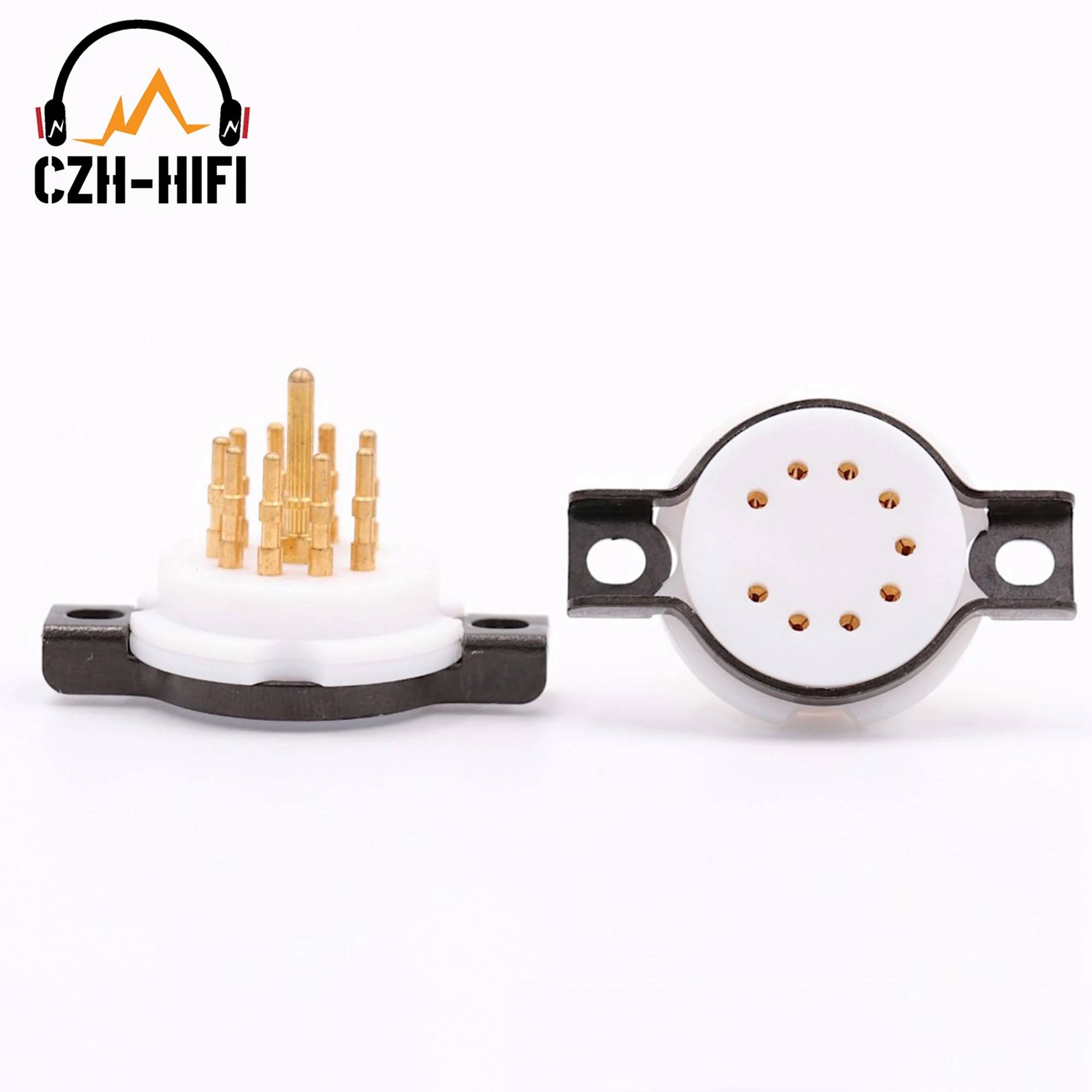 1PC CMC 4pin 8pin 9pin PTFE Bakelit Rohr Buchse Ventil Basis Für 300B 2A3 811 45 71A KT88 EL34 6V6 12AX7 ECC83 6DJ8 Audio DIY – Detail 10