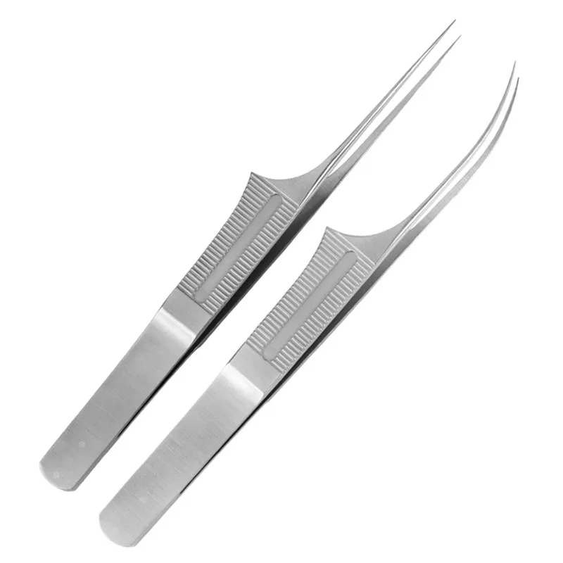 Cosmetic with teeth 12cm planting forceps implanting hair  transplanting forceps fine tissue forceps