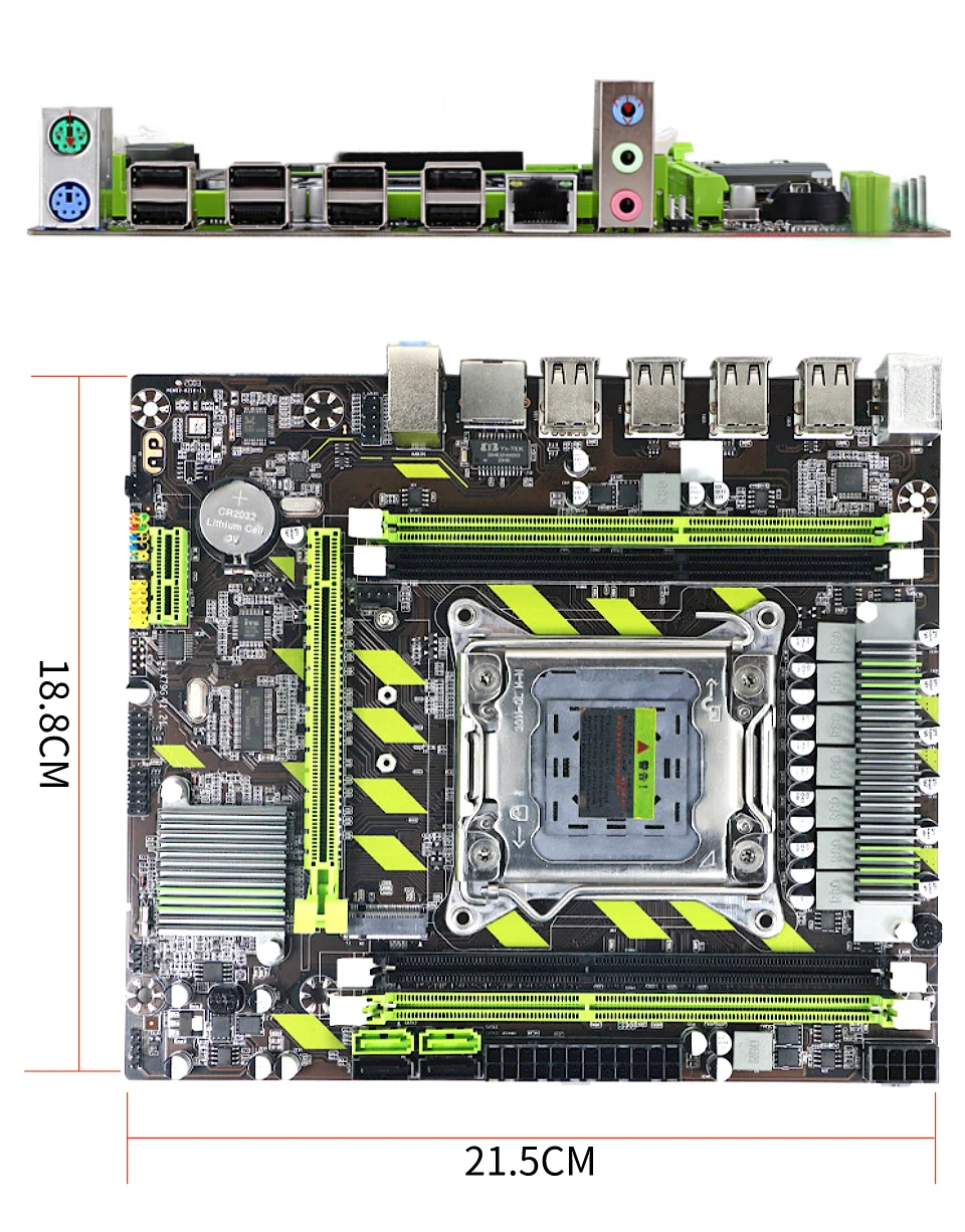 X79マザーボードLGA2011 E5 2689 cpu 4個のx 4ギガバイト = 16ギガバイトDDR3 1333mhz 10600 ecc regメモリセットM-ATXコンボM.2 ssd