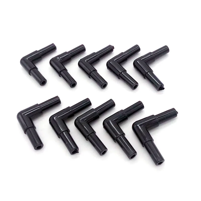 10pcs/lot 4mm Aquarium Air Tube Connector Elbow Y shape Fish Tank Air Pump Connector Control Valve Air Pipe Tube Accessories