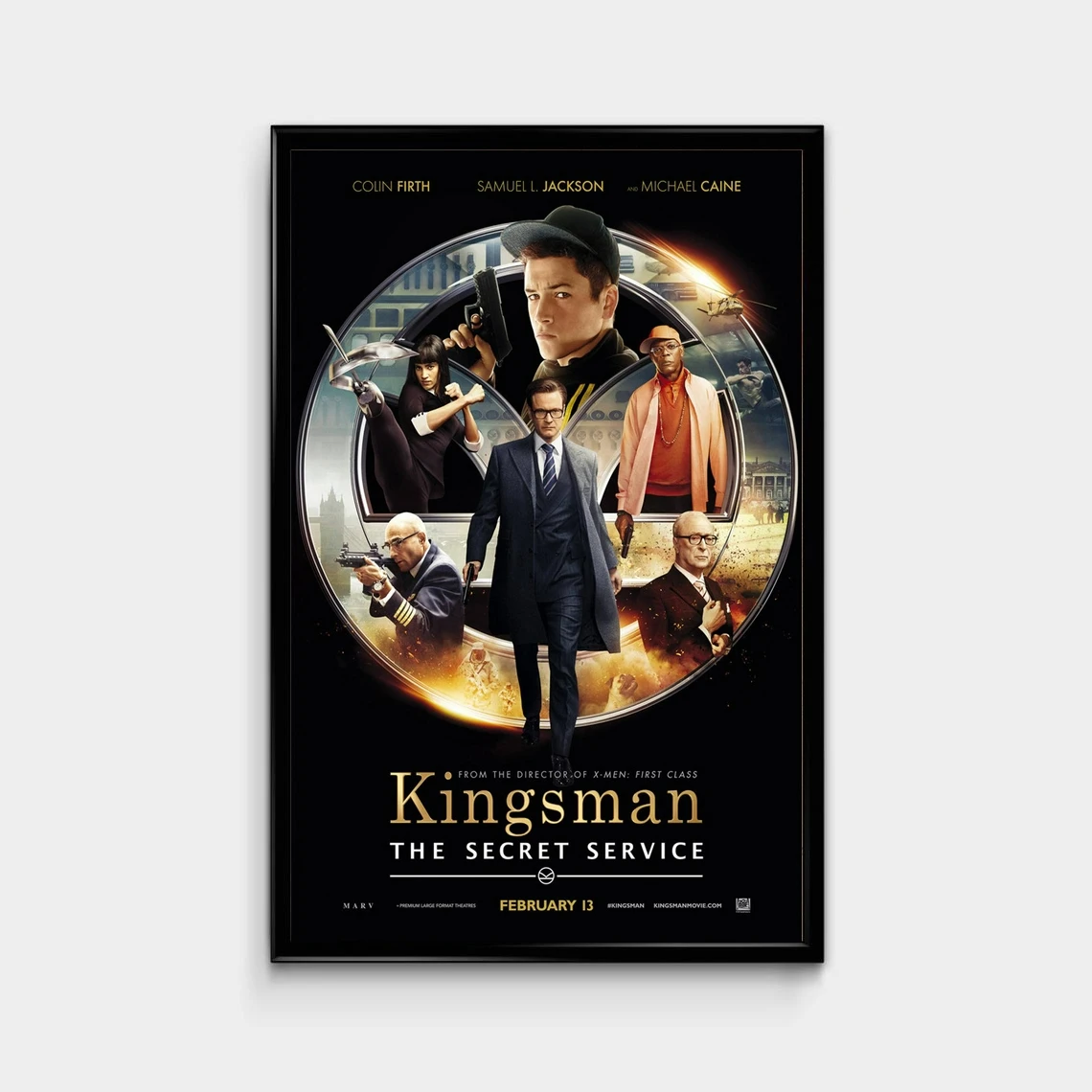 Kingsman The Secret Service ملصق الفيلم ديكور المنزل طلاء جدران (بدون إطار)