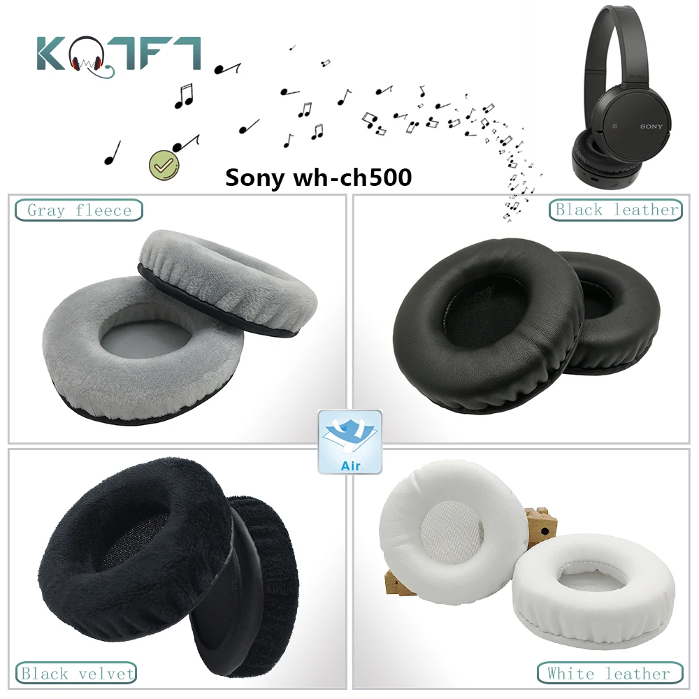 

KQTFT фланель 1 пара сменных амбушюр для Sony wh-ch500 гарнитура подушки для наушников Чехол подушки чашки