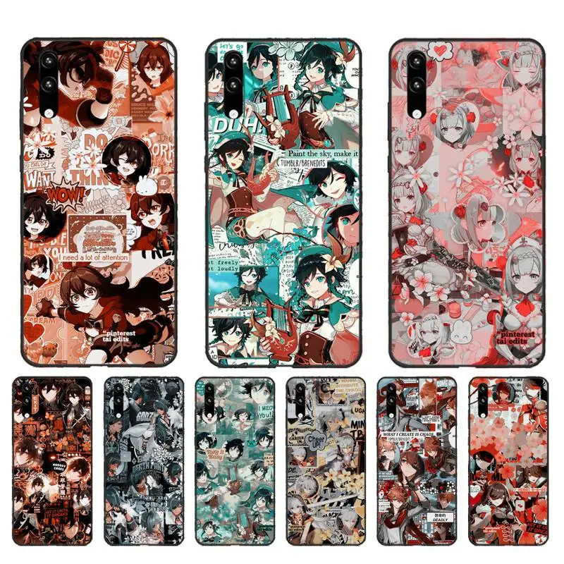 MaiYaCa Genshin Impact Art aesthetics Anime Phone Cases For Huawei Honor 8 8A 8X 9 10 20 30 Lite 7C 9XPro V10 V20 10i 20i