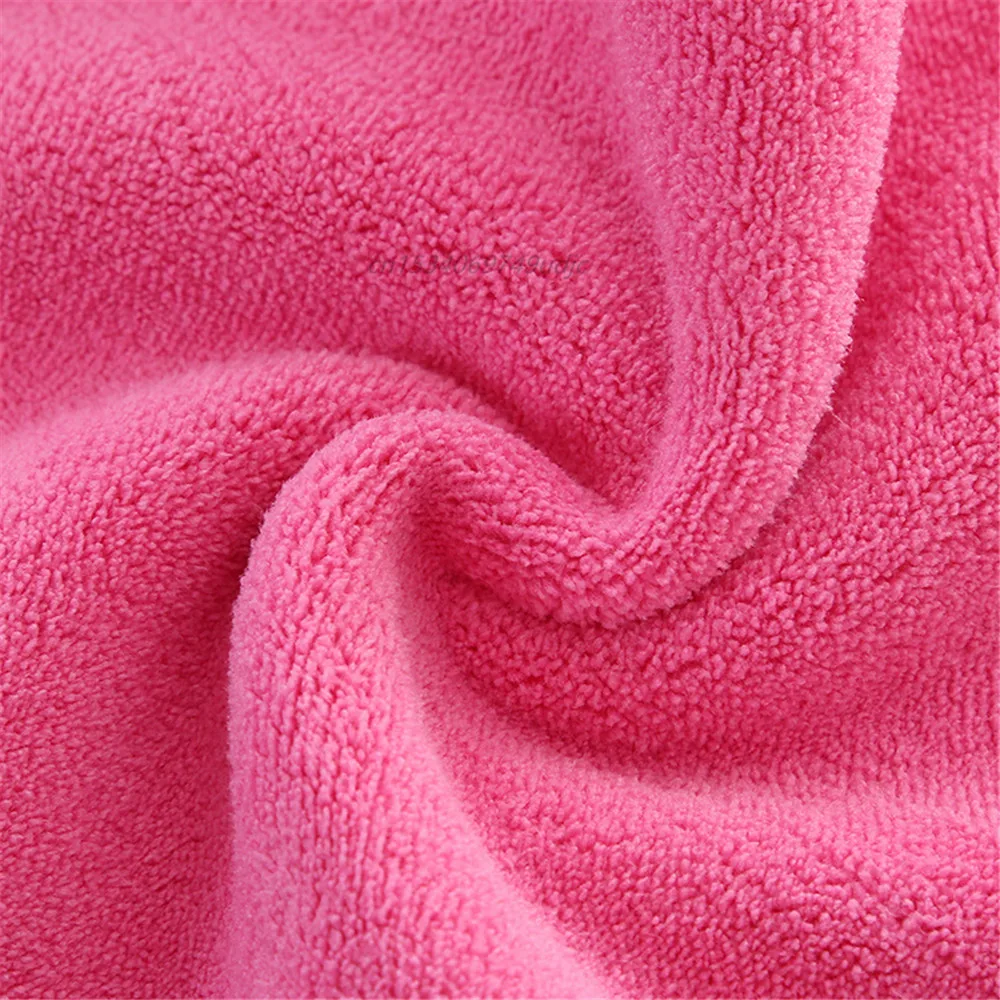 3/5/10PCS Pink Car Wash Microfiber Towel Car Cleaning Paint Care Cloth Detailing Car Styling Wash Towel Cleaning Tools