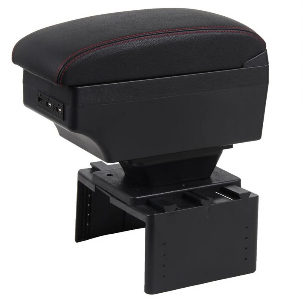 For Toyota fj cruiser armrest box USB Charging heighten Double layer