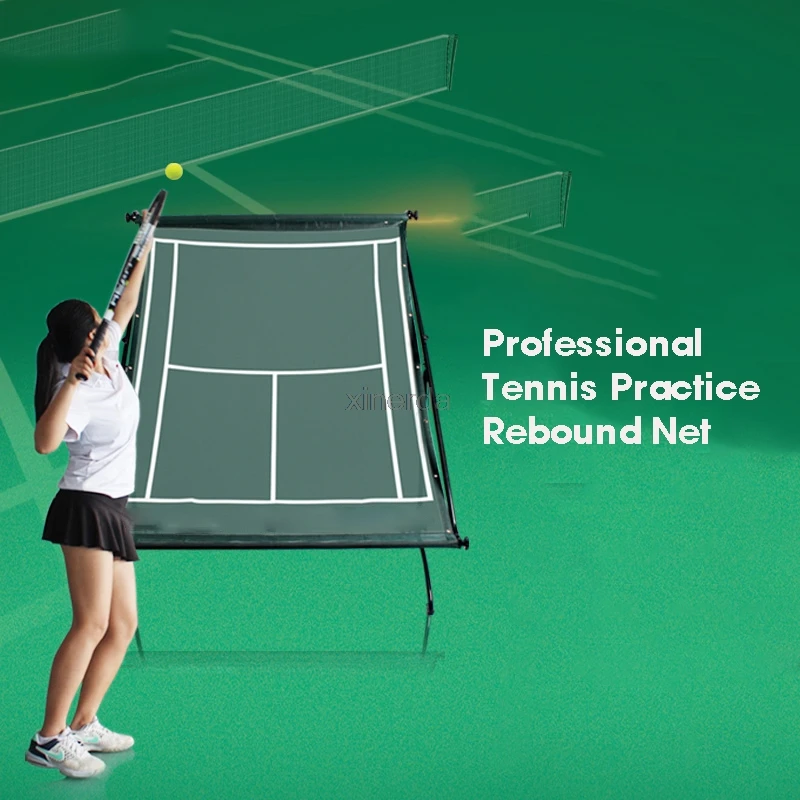 

Professional Tennis Practice Rebound Net Exerciser Tennis Trainer Tennis Serving Machine Accompaniment Self-study Accessories