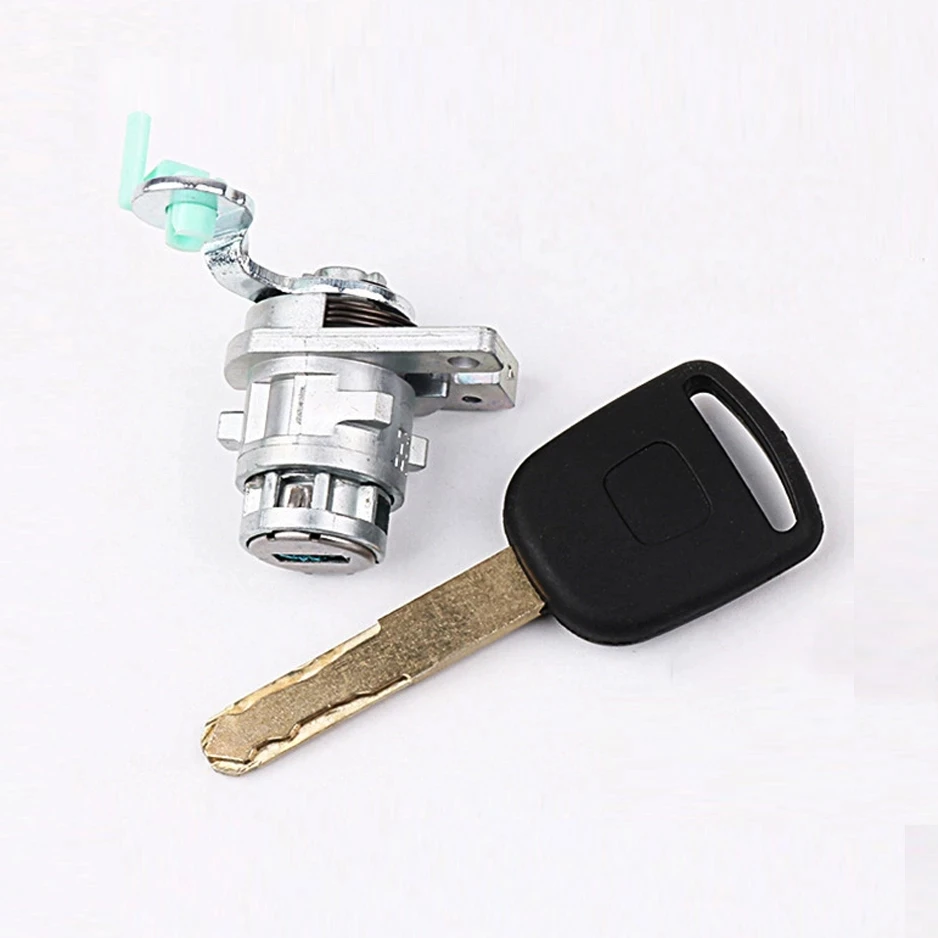 CHKJ For Honda Accord 2003 2004 2005 2006 2007 Auto Lock Cylinder Key Car Front Left Driver Side Door Lock Cylinder With 1 Key