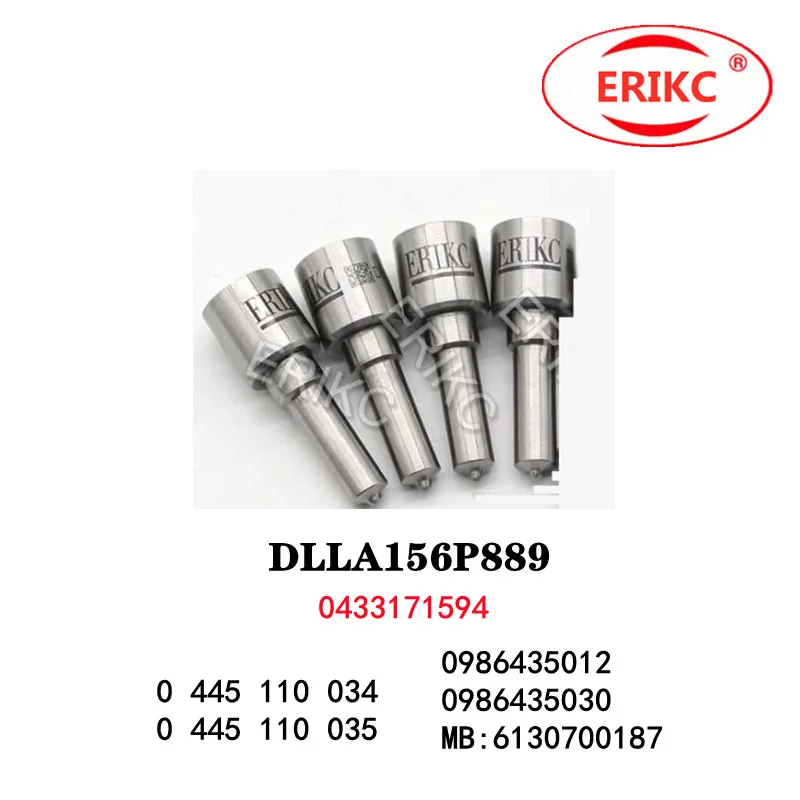 ERIKC 4 pcs Nozzle Spray Tan Part Gun DLLA156P889 Oem 0433171594 CR Assy For 0445110034 0445110035 MB:6130700187