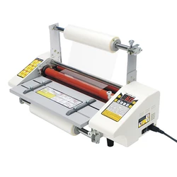 220V/110V 9350T A3 Magazine Photo Card Hot and Cold Thermal Laminator Machine Quick Warm-up Fast Speed Film Laminating Machine