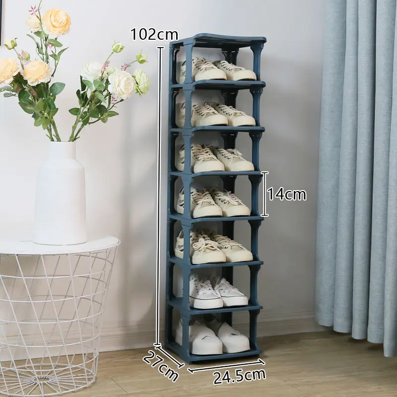 New Standing Shoe Cabinet Hallway Entryway Shoe Organizer Shelf Home Furniture Storage Closet Corner Vertical Modular Shoe Rack